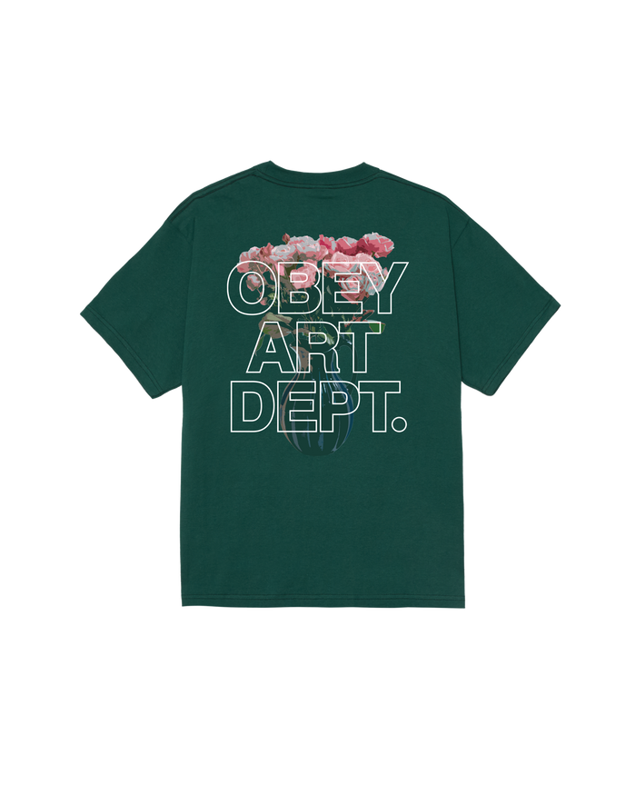 OBEY ART DEPT CLASSIC T-SHIRT - RAINFOREST