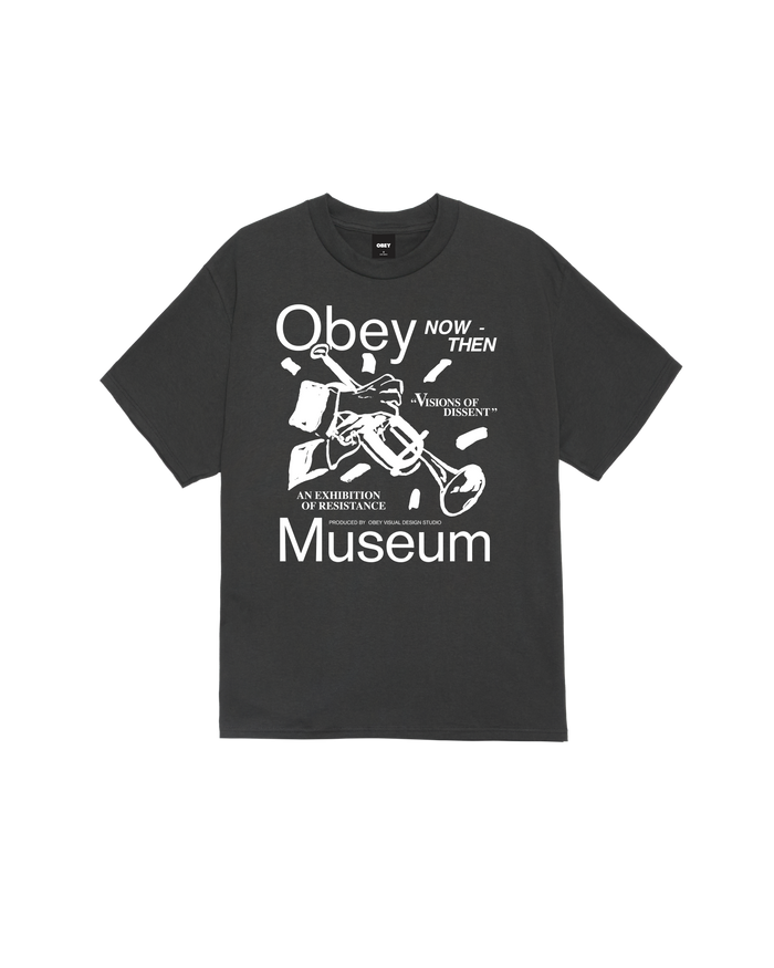 OBEY MUSEUM CLASSIC T-SHIRT - VINTAGE BLACK