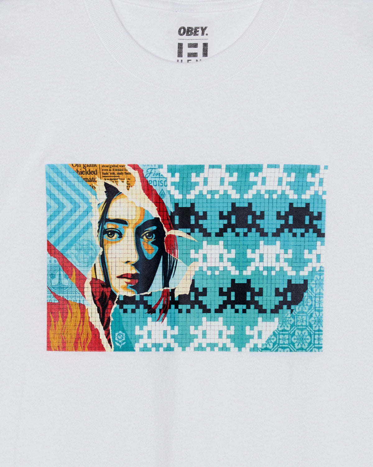 OBEY INVADER CLASSIC T-SHIRT - White