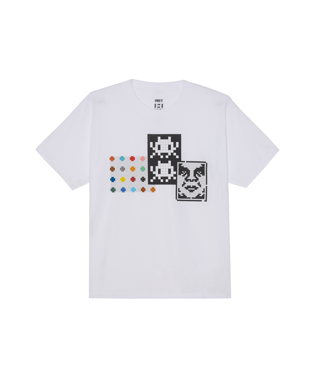 TRIPLE TROUBLE CLASSIC T-SHIRT - White