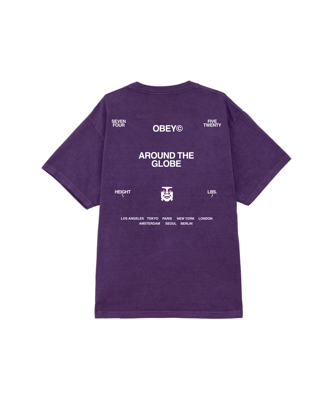 AROUND THE GLOBE PIGMENT T-SHIRT