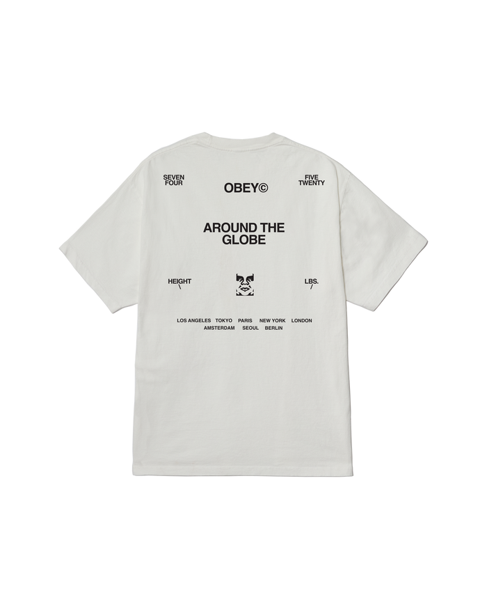 AROUND THE GLOBE PIGMENT T-SHIRT