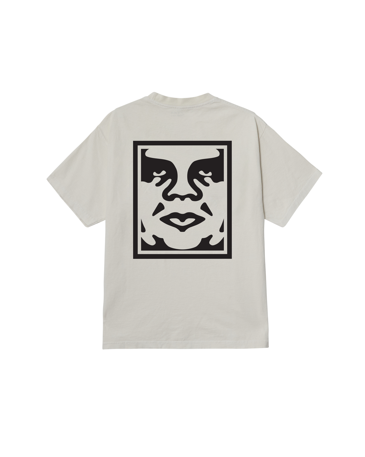 BOLD ICON FACE PIGMENT T-SHIRT - PIGMENT CHALK WHITE