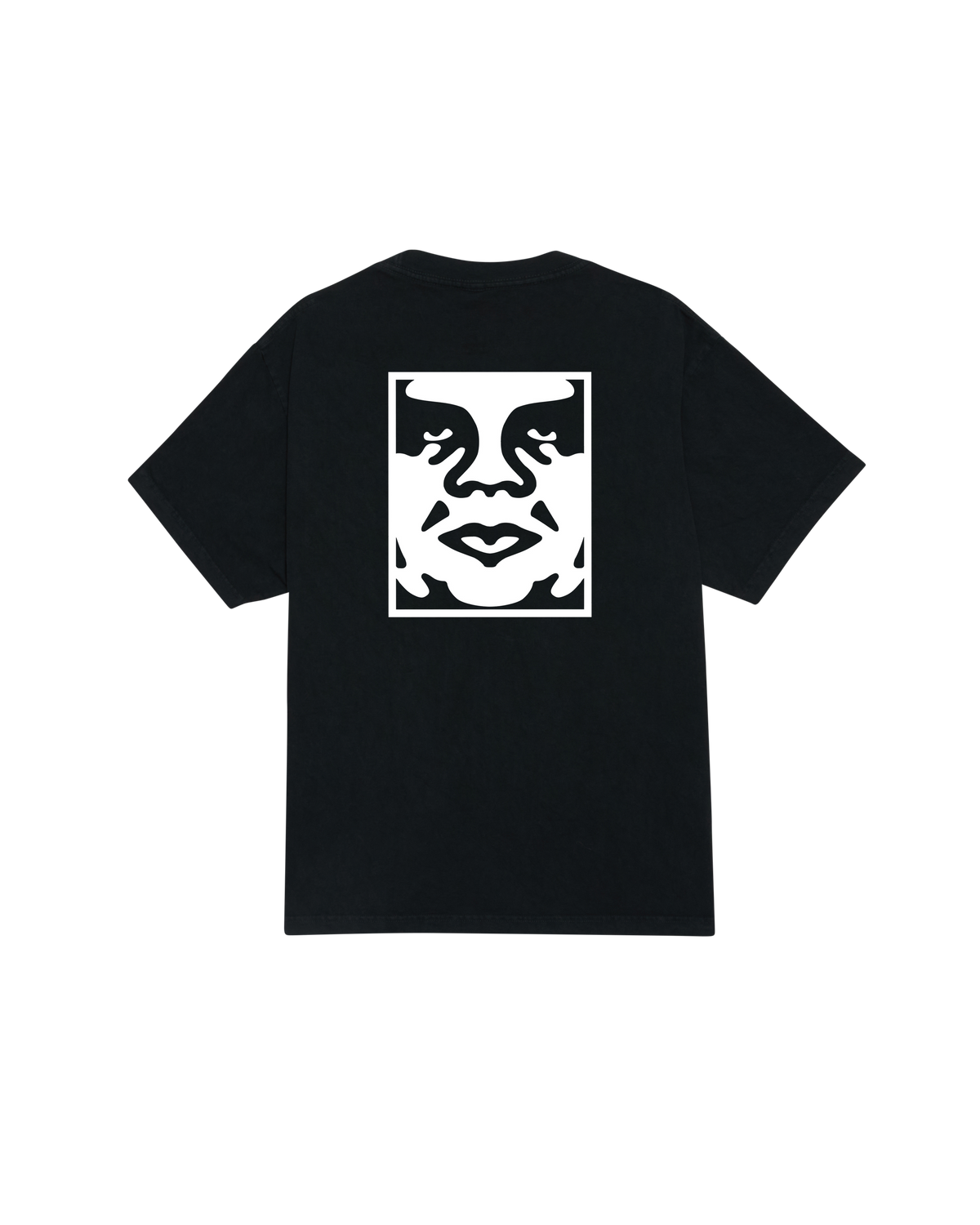 BOLD ICON FACE PIGMENT T-SHIRT - PIGMENT DUSTY BLACK