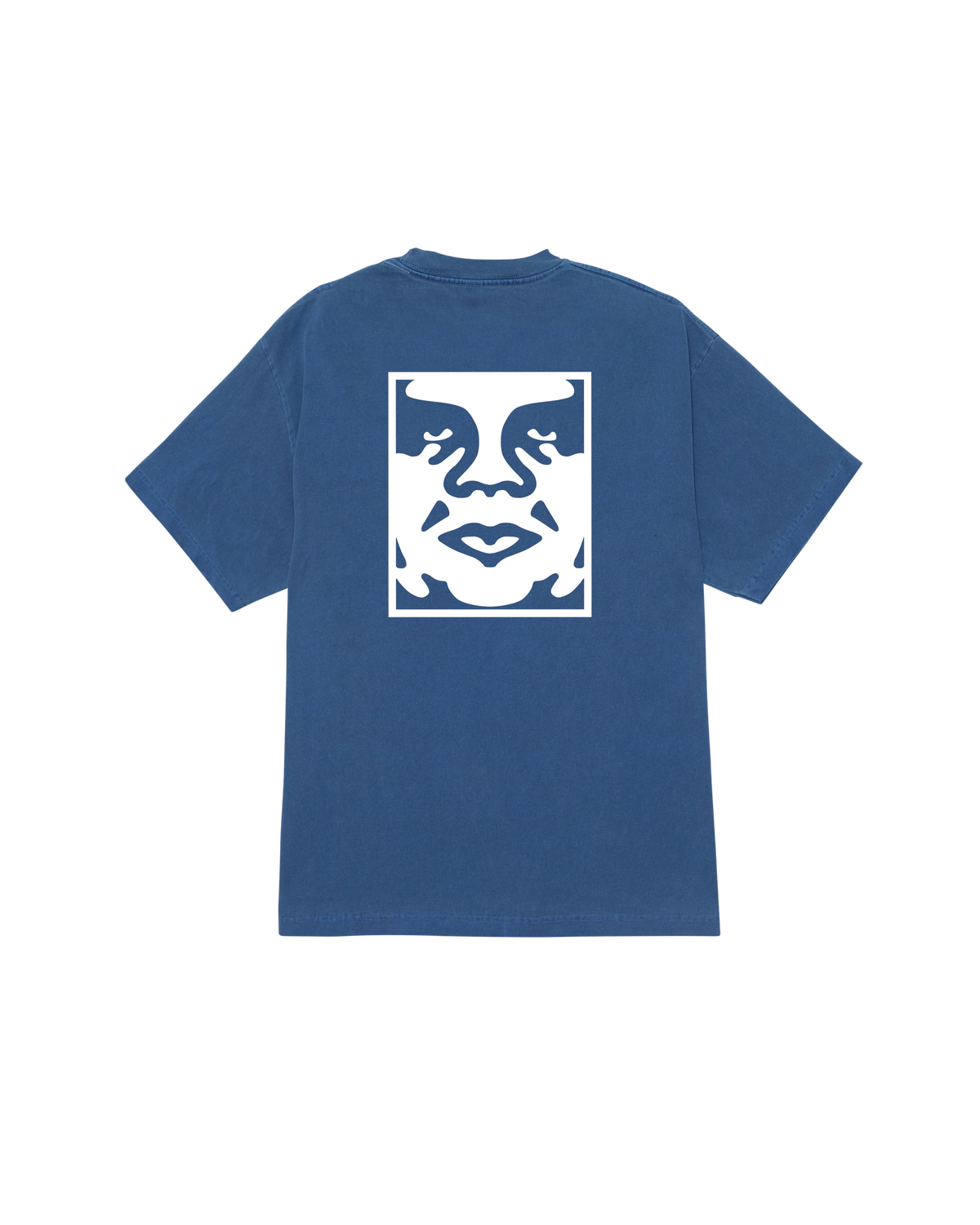 OBEY BOLD ICON FACE PIGMENT T-SHIRT - PIGMENT DARK DENIM