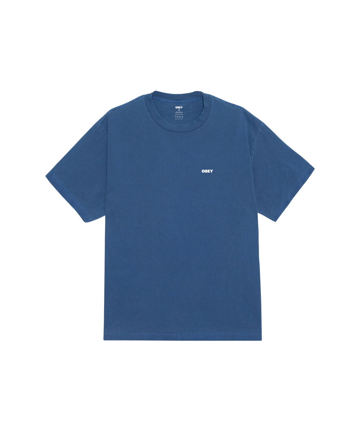 OBEY BOLD ICON FACE PIGMENT T-SHIRT - PIGMENT DARK DENIM