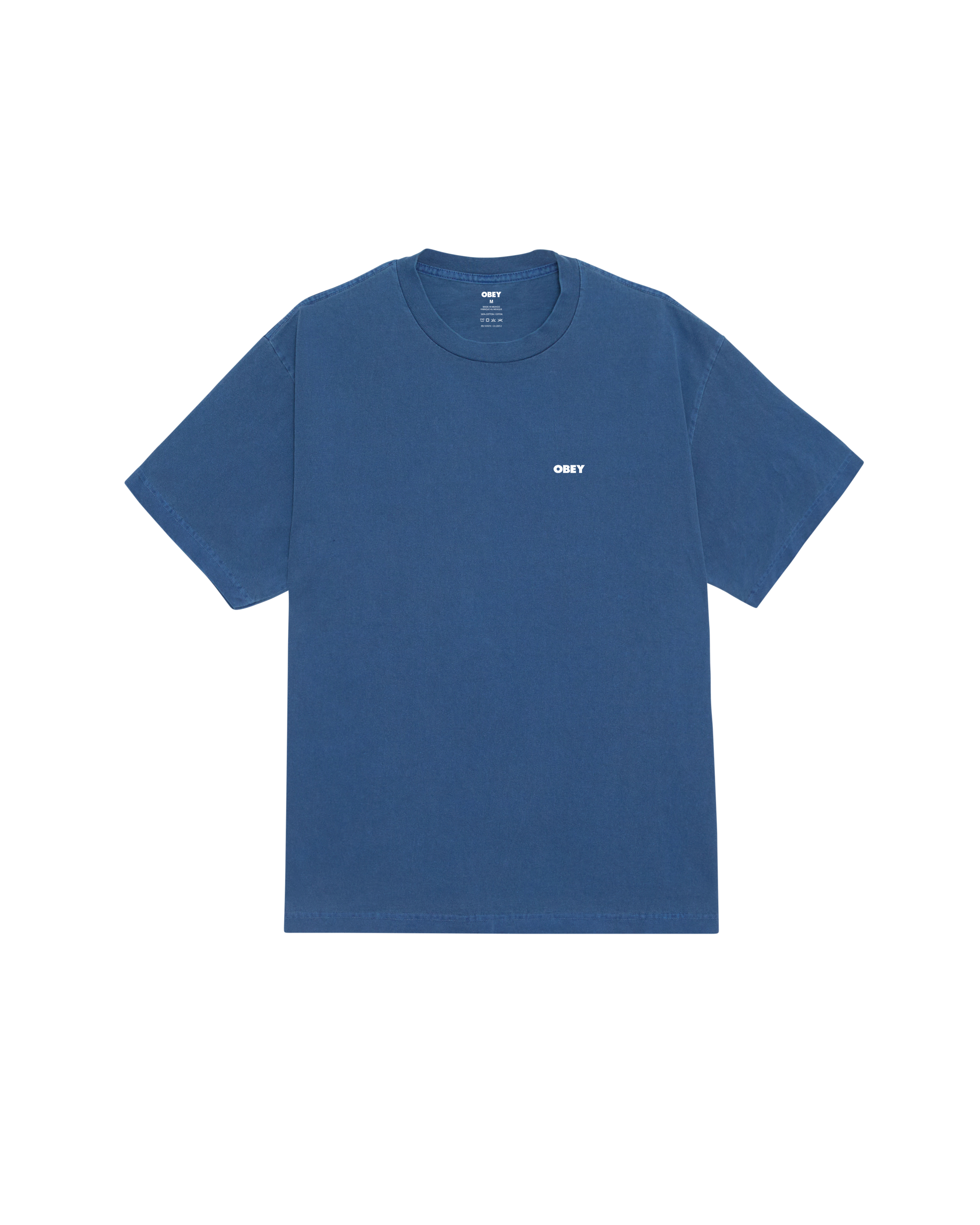 OBEY BOLD ICON FACE PIGMENT T-SHIRT - PIGMENT DARK DENIM