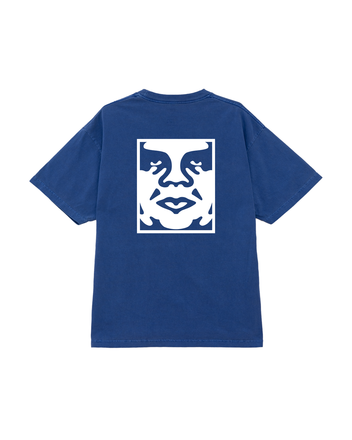 BOLD ICON FACE PIGMENT T-SHIRT - PIGMENT ELECTRIC INDIGO
