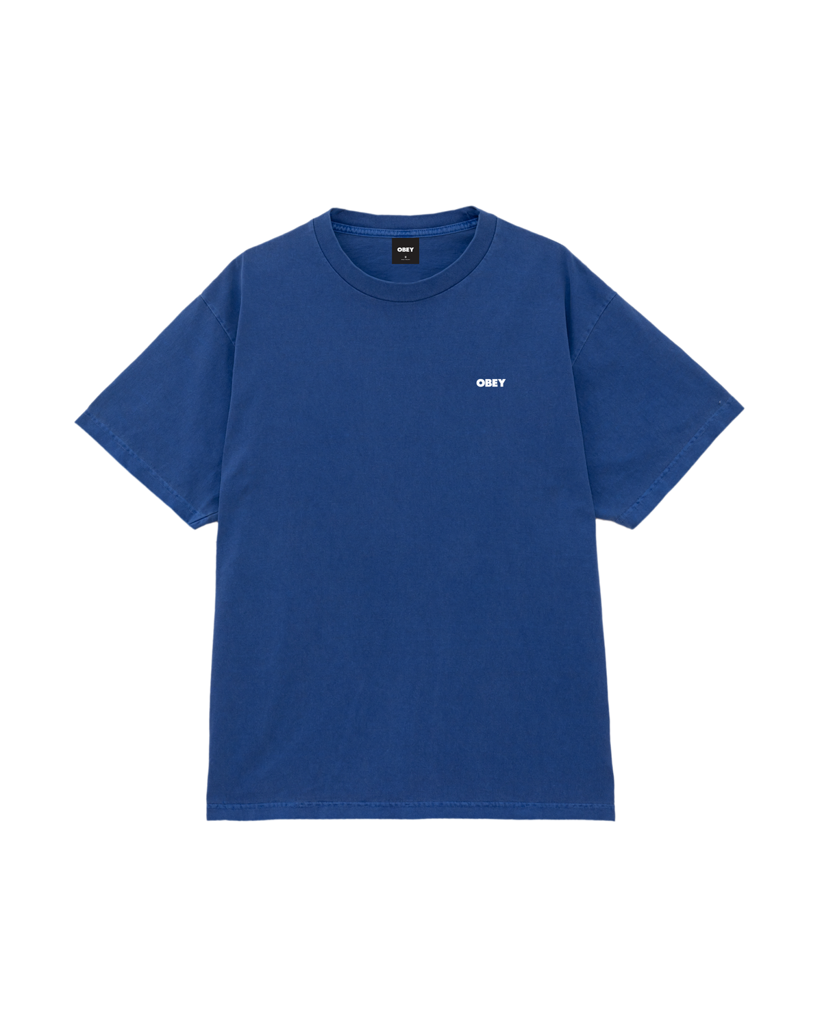 BOLD ICON FACE PIGMENT T-SHIRT - PIGMENT ELECTRIC INDIGO