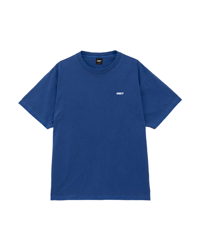 BOLD ICON FACE PIGMENT T-SHIRT - PIGMENT ELECTRIC INDIGO