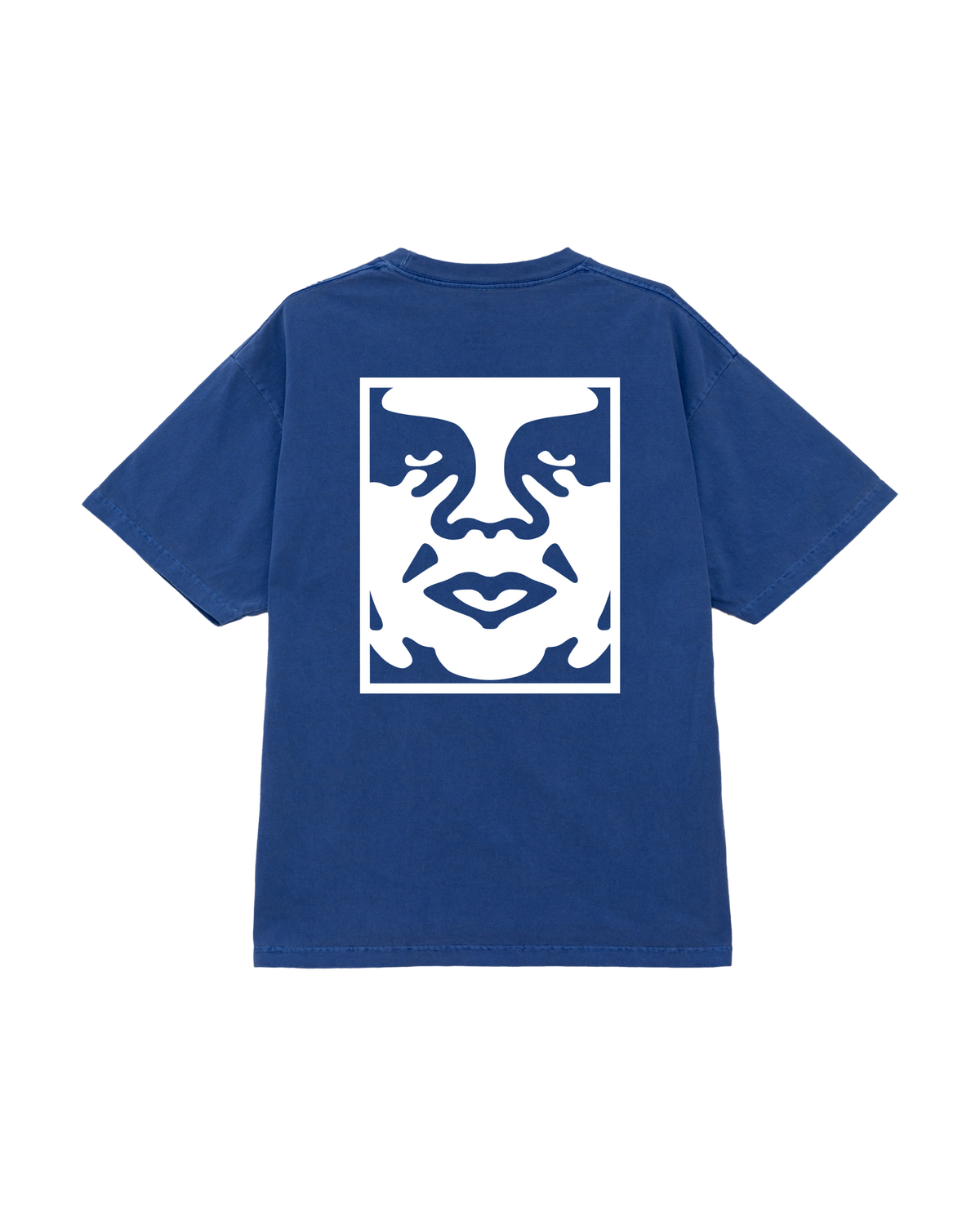 BOLD ICON FACE PIGMENT T-SHIRT - PIGMENT ELECTRIC INDIGO