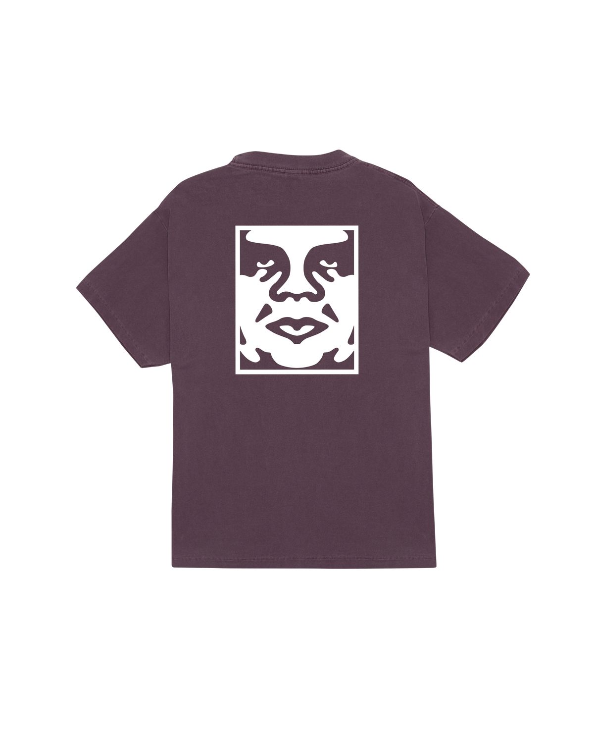 OBEY BOLD ICON FACE PIGMENT T-SHIRT - PIGMENT PLUMP PERFECT