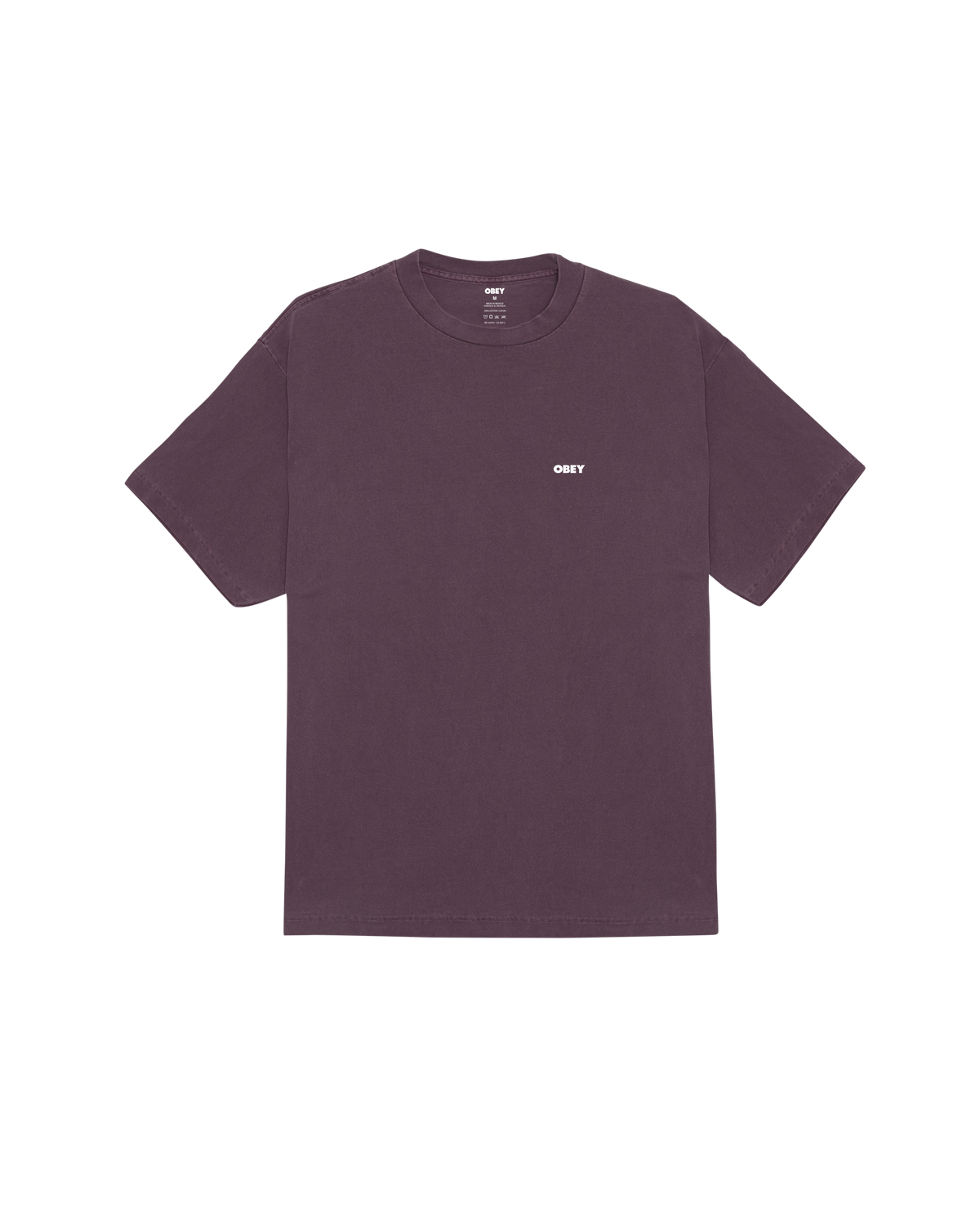 OBEY BOLD ICON FACE PIGMENT T-SHIRT - PIGMENT PLUMP PERFECT