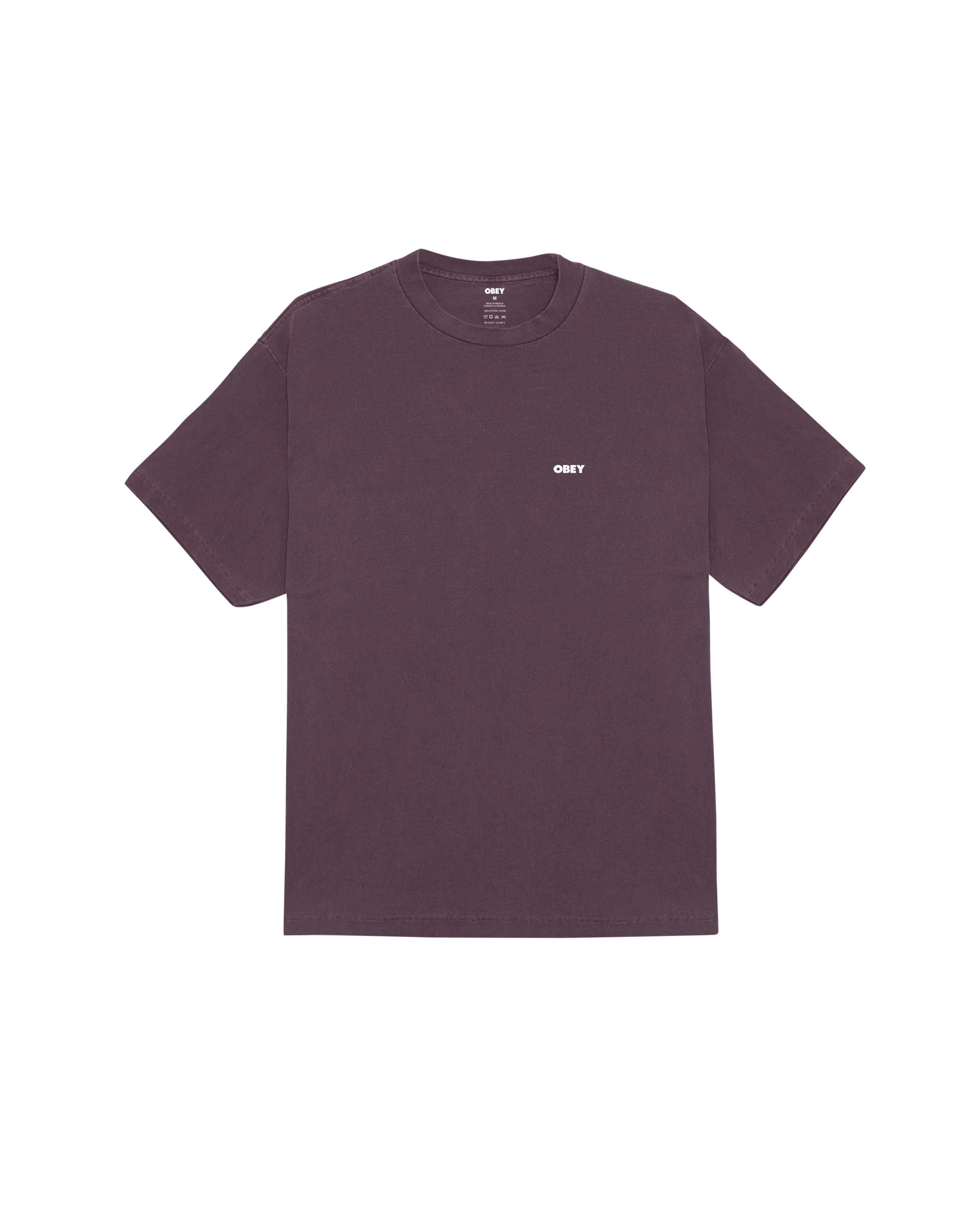 OBEY BOLD ICON FACE PIGMENT T-SHIRT - PIGMENT PLUMP PERFECT