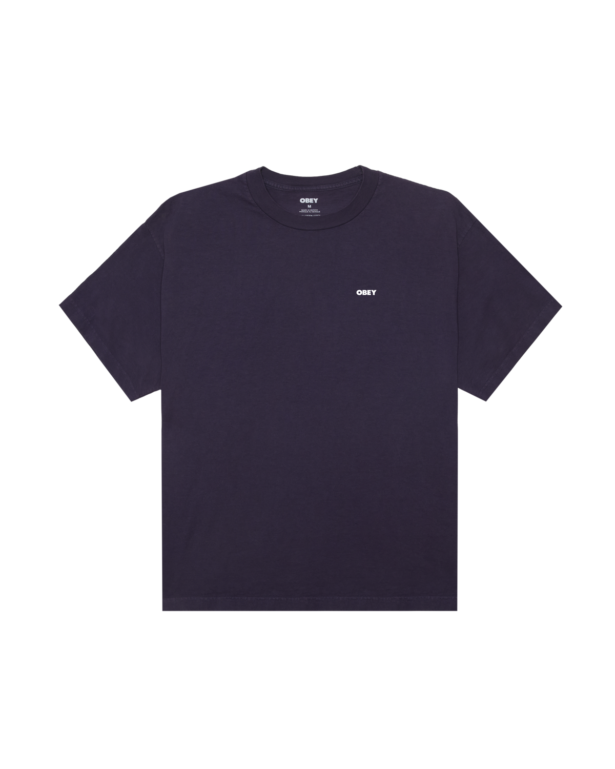 BOLD ICON FACE PIGMENT T-SHIRT - PIGMENT PURPLE VELVET