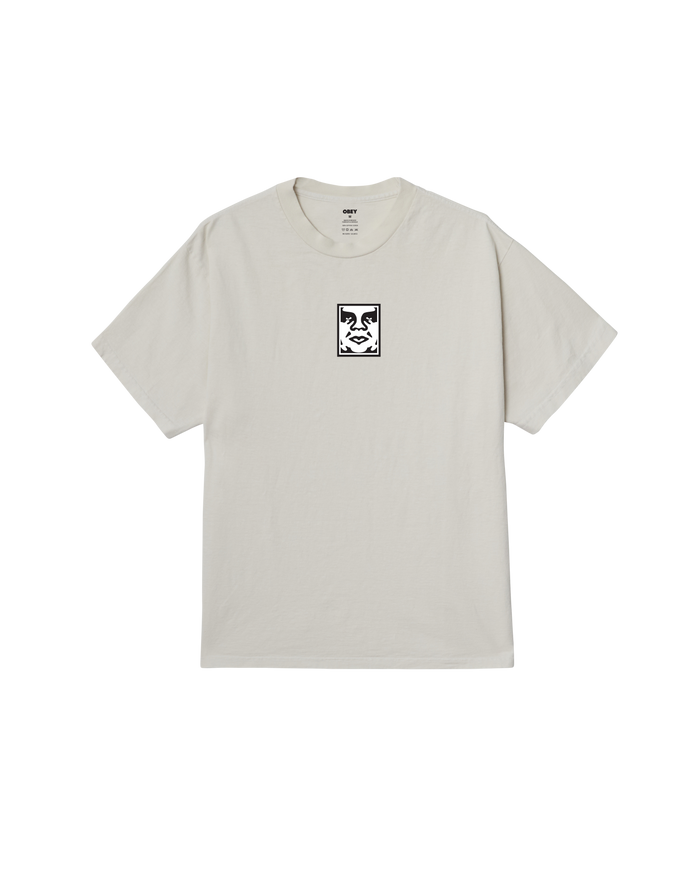 ICON FACE PIGMENT T-SHIRT - PIGMENT CHALK