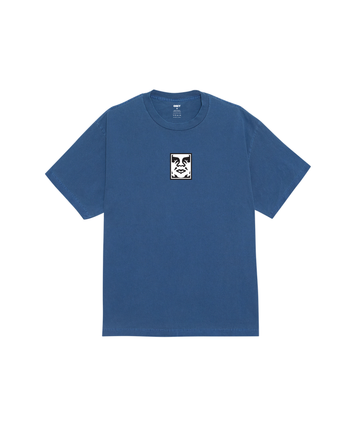 ICON FACE PIGMENT T-SHIRT - PIGMENT DARK DENIM