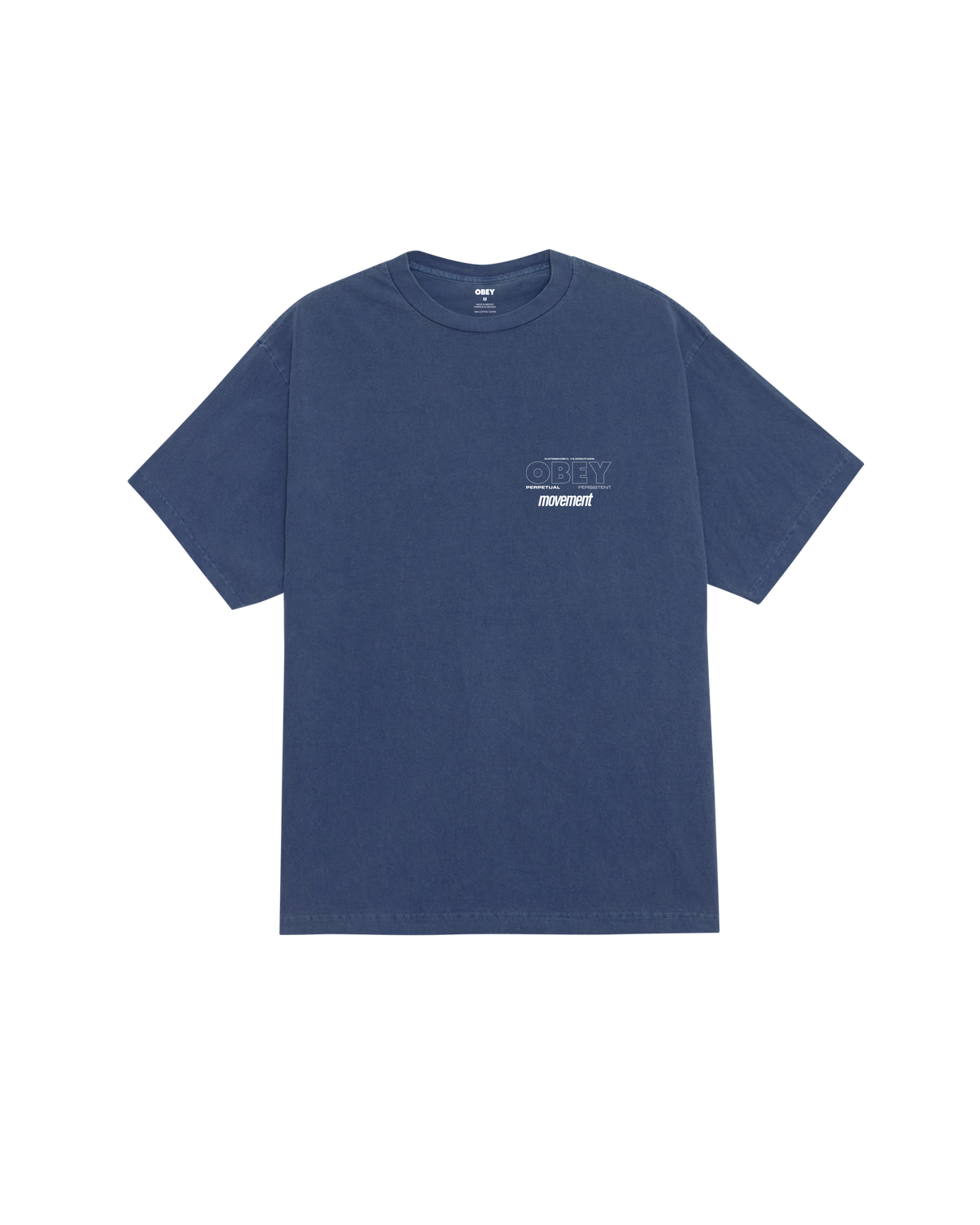PERSISTENT MOVEMENT PIGMENT T-SHIRT - PIGMENT DARK DENIM