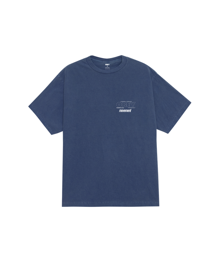 PERSISTENT MOVEMENT PIGMENT T-SHIRT - PIGMENT DARK DENIM