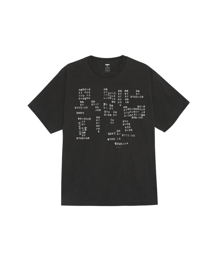 OBEY STUDIOS STAMP - PIGMENT DUSTY BLACK