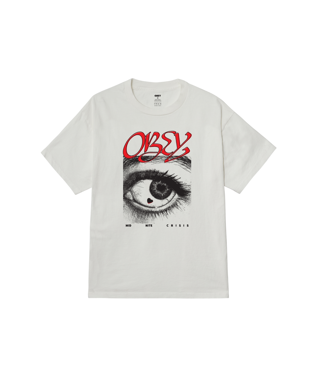 OBEY MIDNITE CRISIS - PIGMENT VINTAGE WHITE