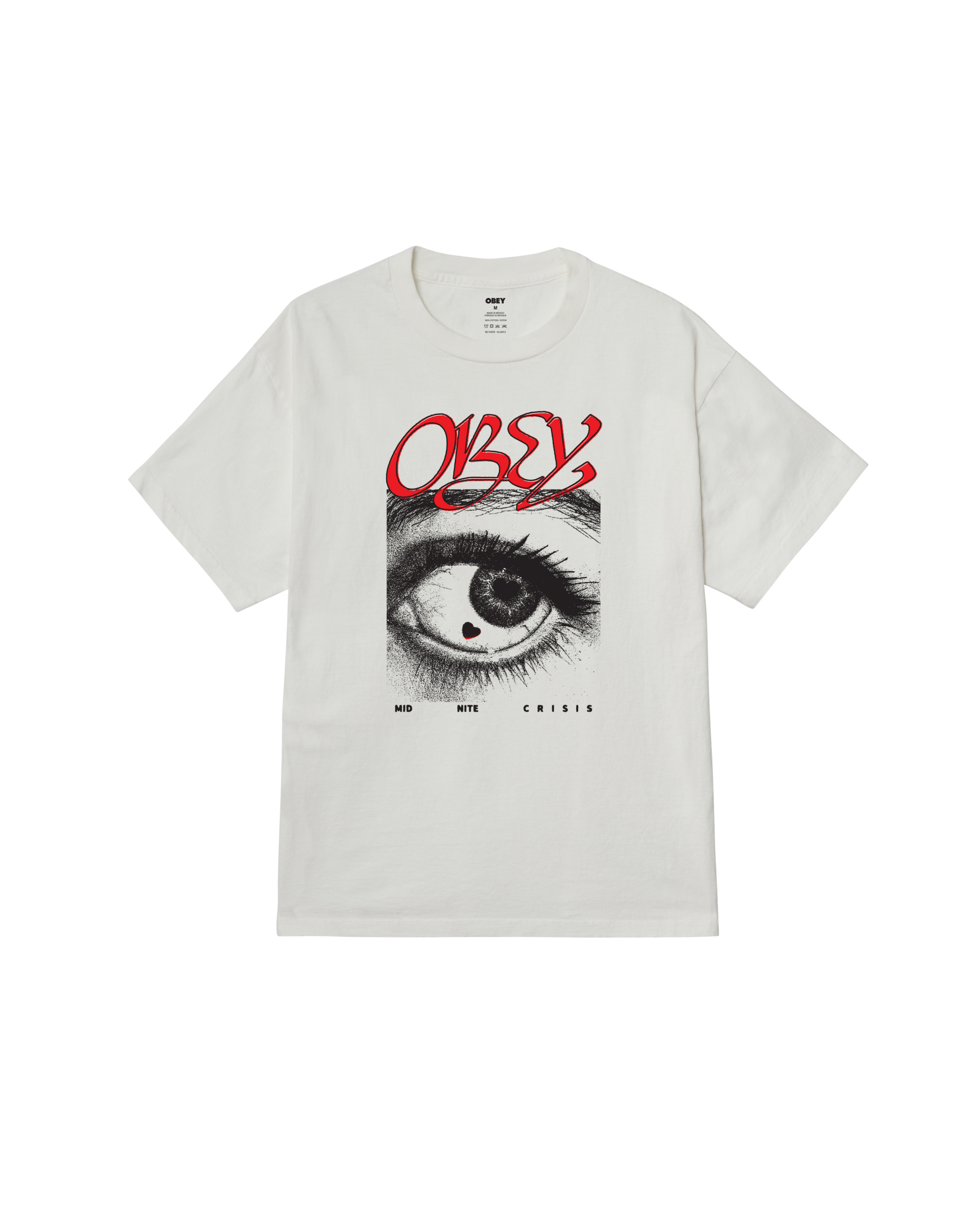 OBEY MIDNITE CRISIS - PIGMENT VINTAGE WHITE