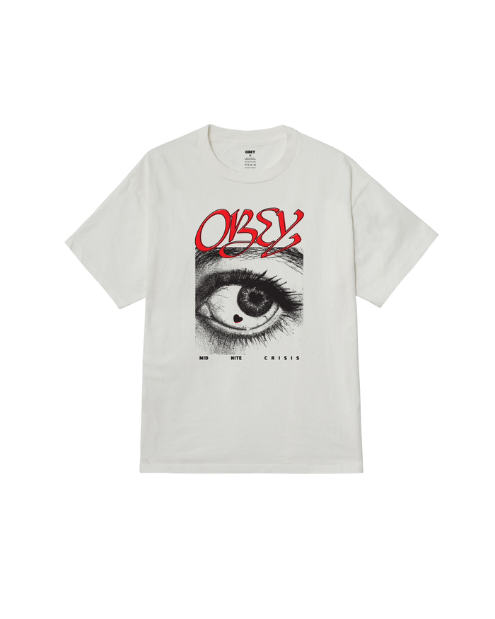 OBEY MIDNITE CRISIS - PIGMENT VINTAGE WHITE