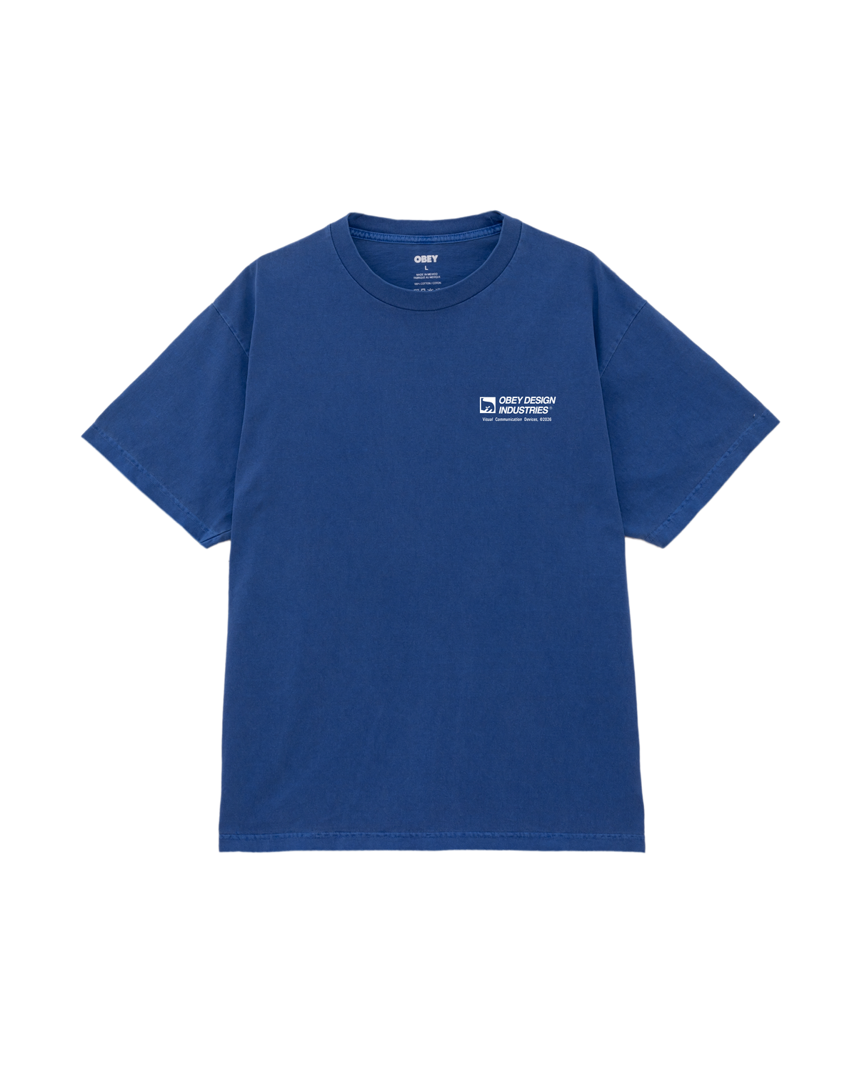 DEVICES PIGMENT T-SHIRT - PIGMENT ELECTRIC INDIGO