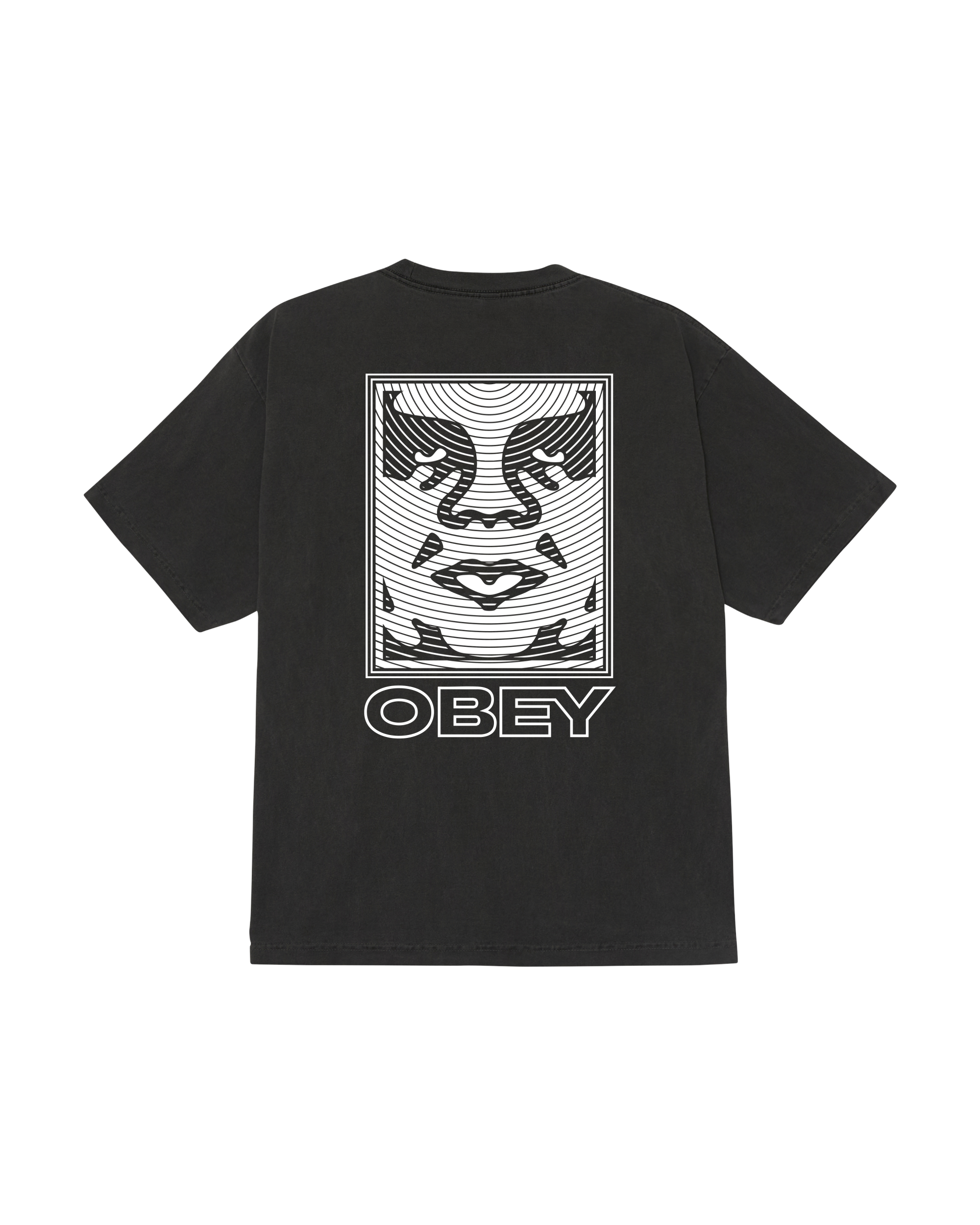 RIPPLE PIGMENT T-SHIRT - PIGMENT DUSTY BLACK