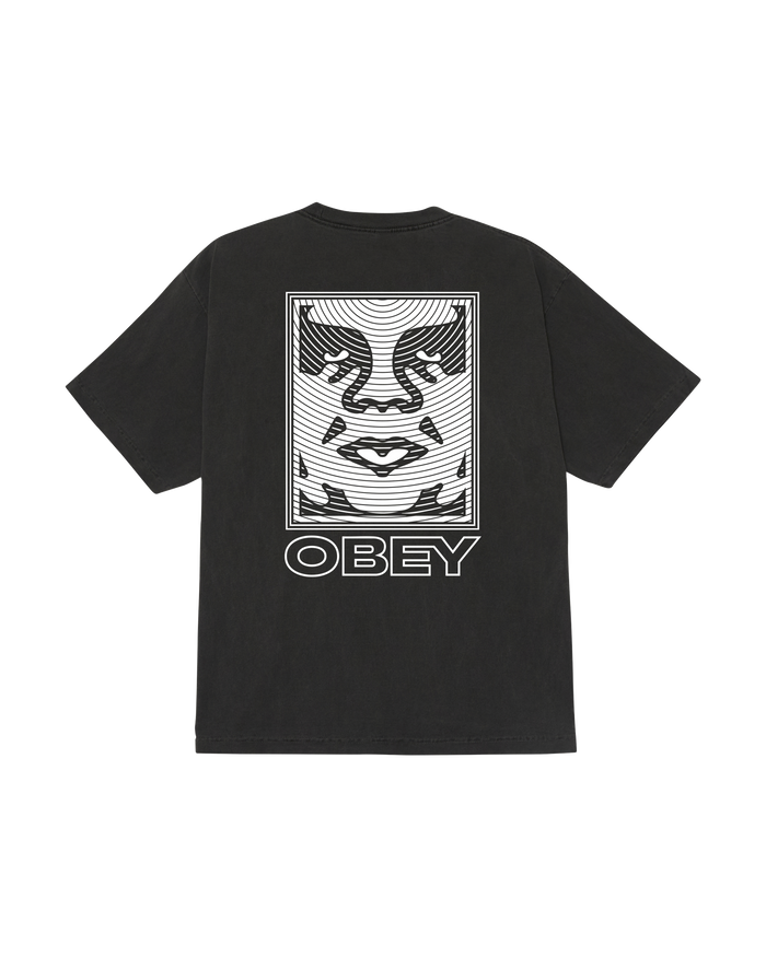 RIPPLE PIGMENT T-SHIRT - PIGMENT DUSTY BLACK