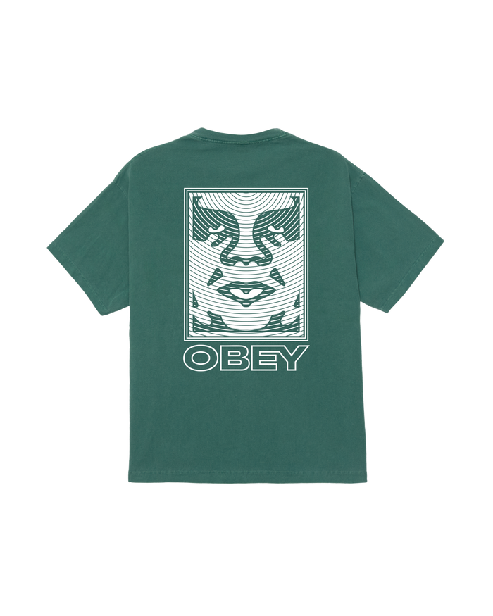 RIPPLE PIGMENT T-SHIRT - PIGMENT RAINFOREST