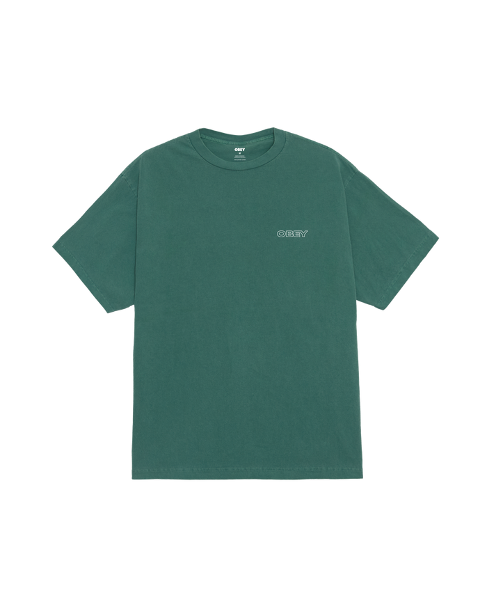 RIPPLE PIGMENT T-SHIRT - PIGMENT RAINFOREST