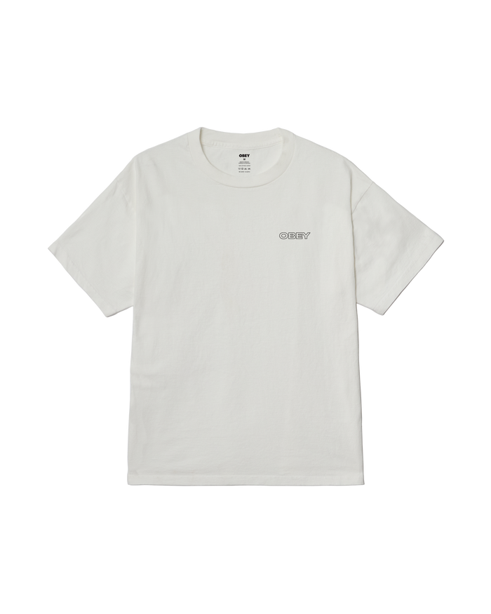 RIPPLE PIGMENT T-SHIRT - PIGMENT VINTAGE WHITE