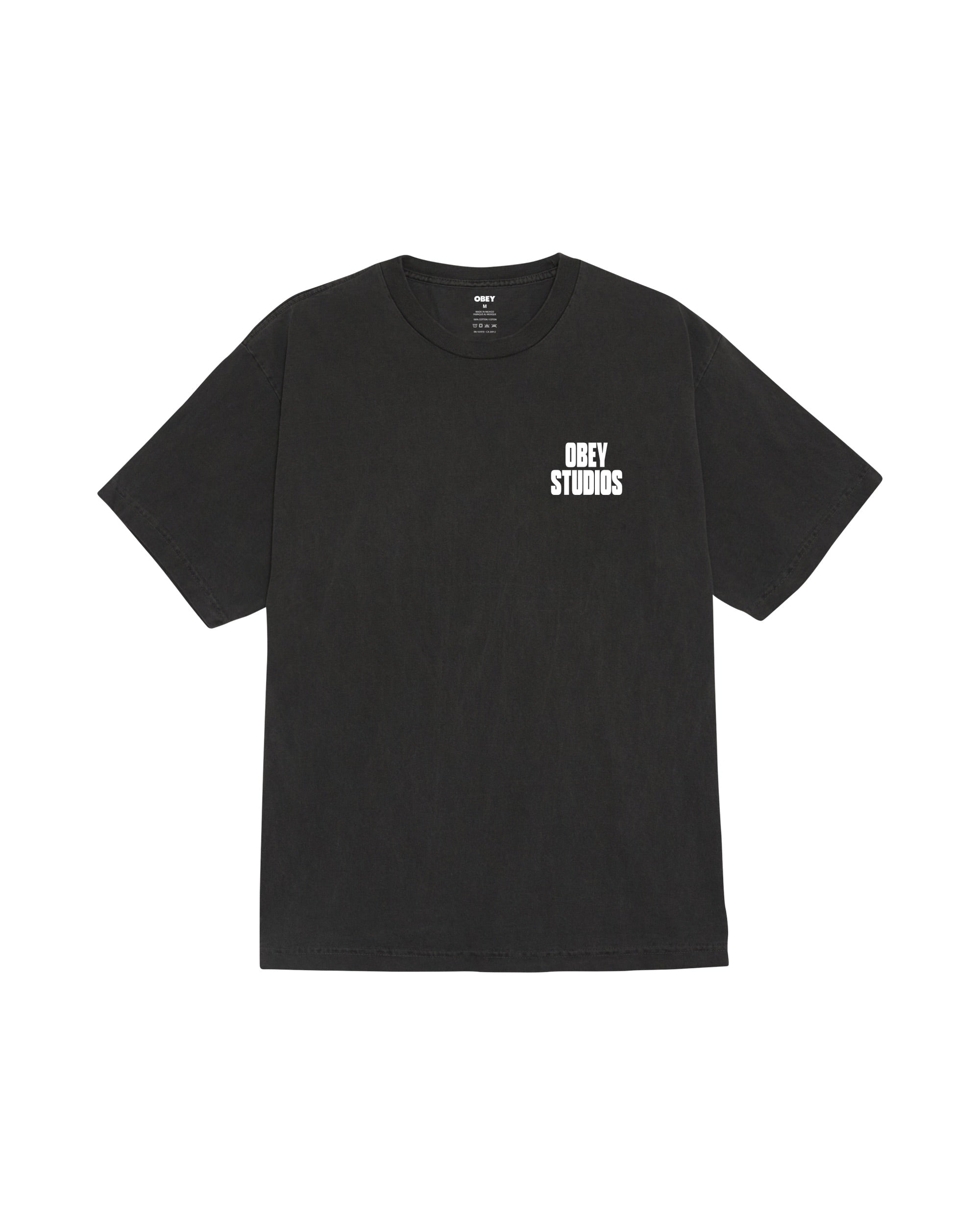 STAMPED PIGMENT T-SHIRT - PIGMENT DUSTY BLACK