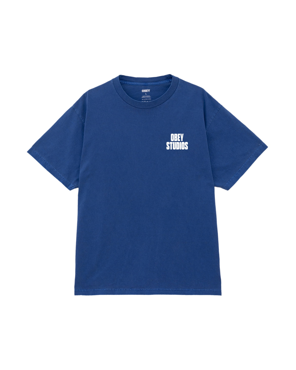 STAMPED PIGMENT T-SHIRT - PIGMENT ELECTRIC INDIGO