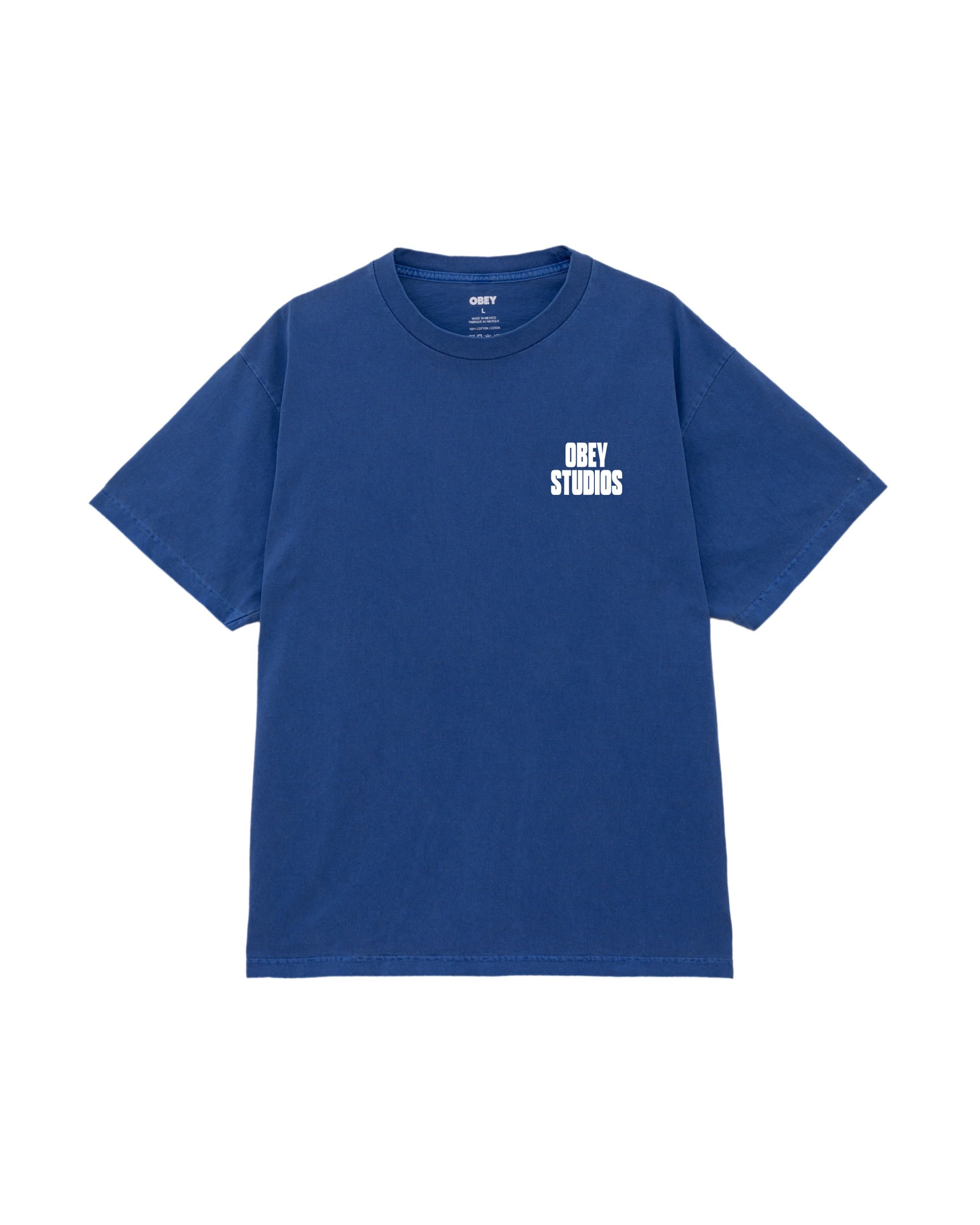 STAMPED PIGMENT T-SHIRT - PIGMENT ELECTRIC INDIGO