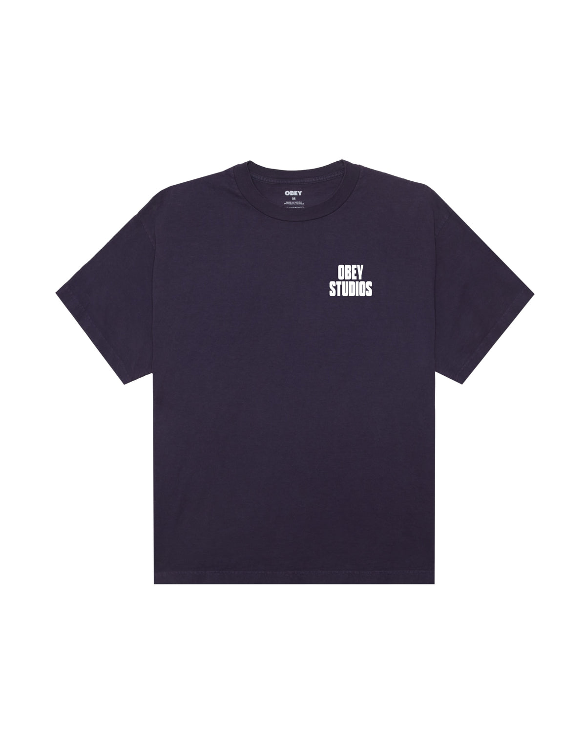 STAMPED PIGMENT T-SHIRT - PIGMENT PURPLE VIOLET