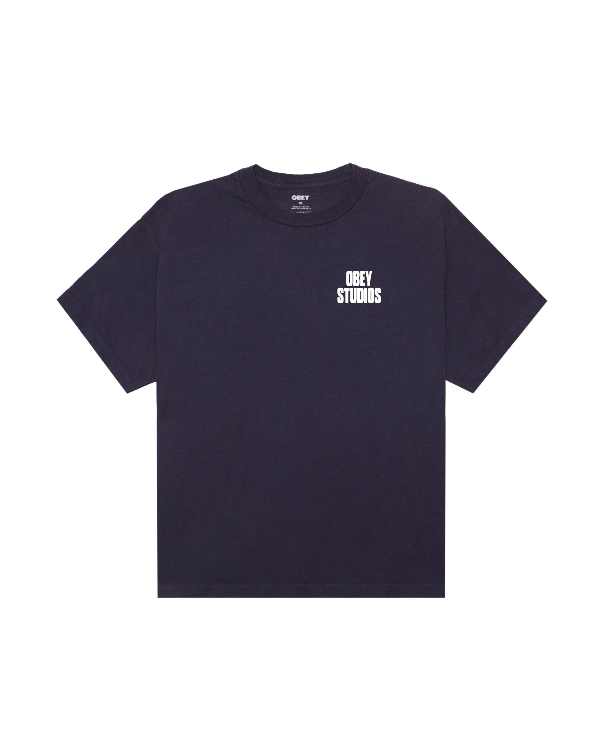 STAMPED PIGMENT T-SHIRT - PIGMENT PURPLE VIOLET