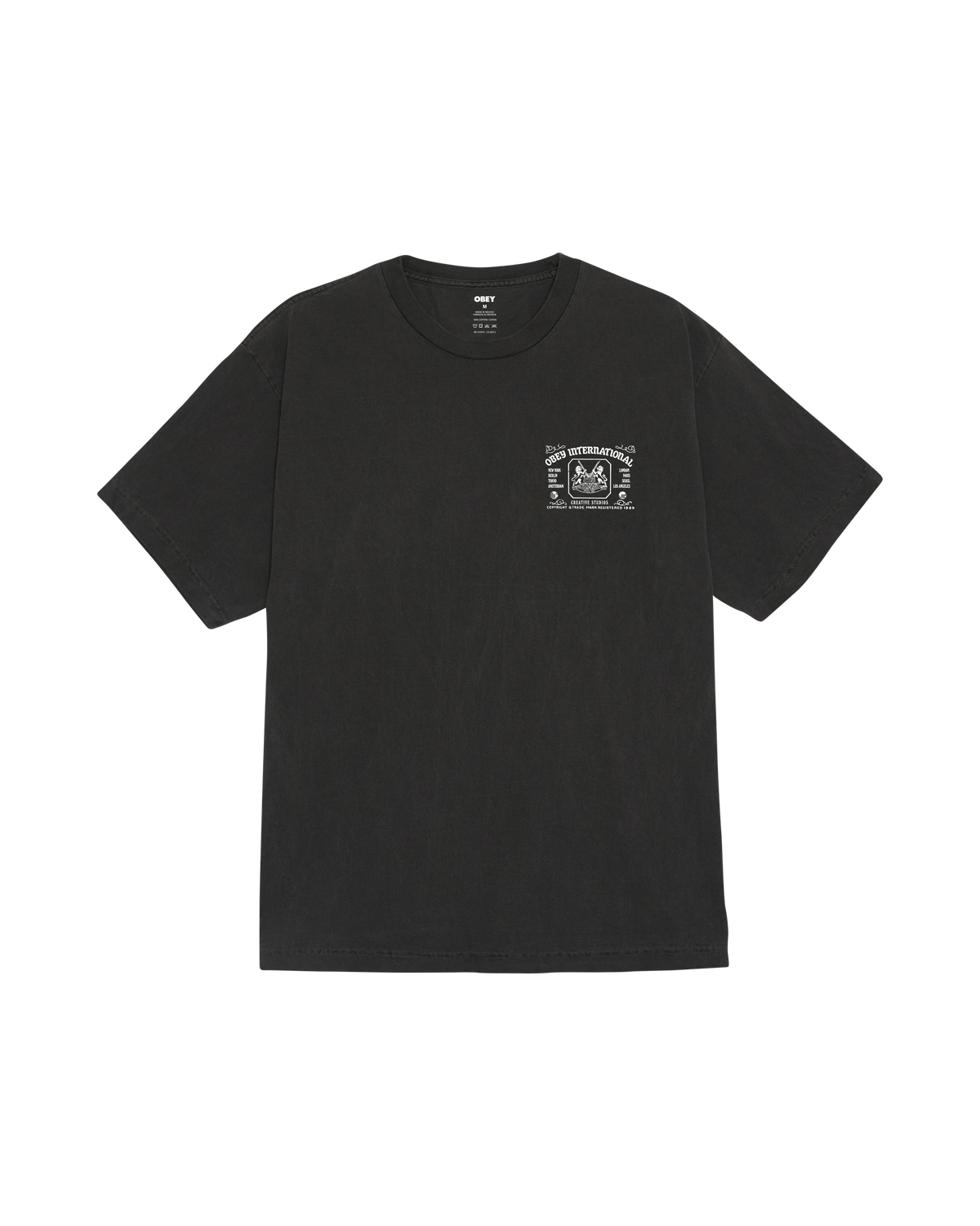 CREATIVE STUDIOS PIGMENT T-SHIRT - PIGMENT DUSTY BLACK
