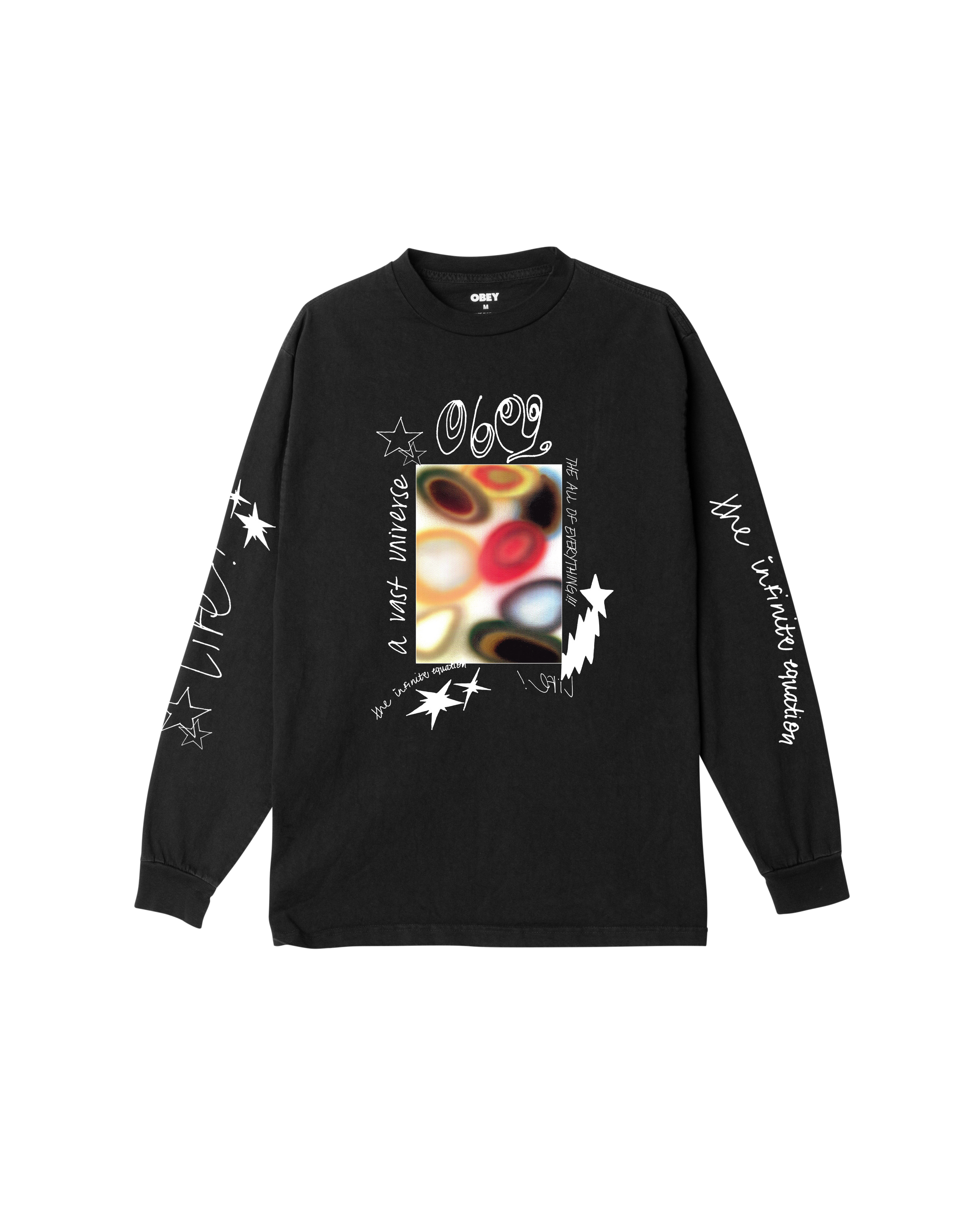 VAST UNIVERSE PIGMENT LS T-SHIRT - PIGMENT DUSTY BLACK