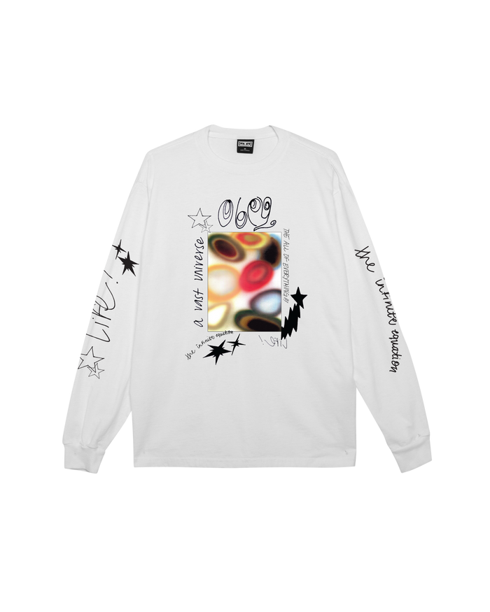 VAST UNIVERSE PIGMENT LS T-SHIRT - PIGMENT VINTAGE WHITE