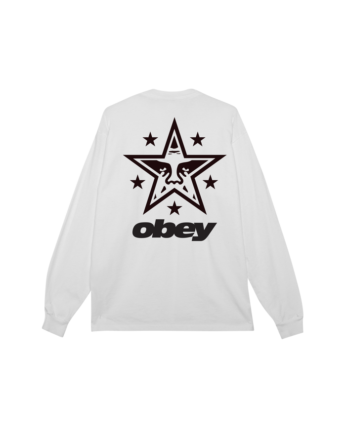 OBEY STAR - PIGMENT VINTAGE WHITE