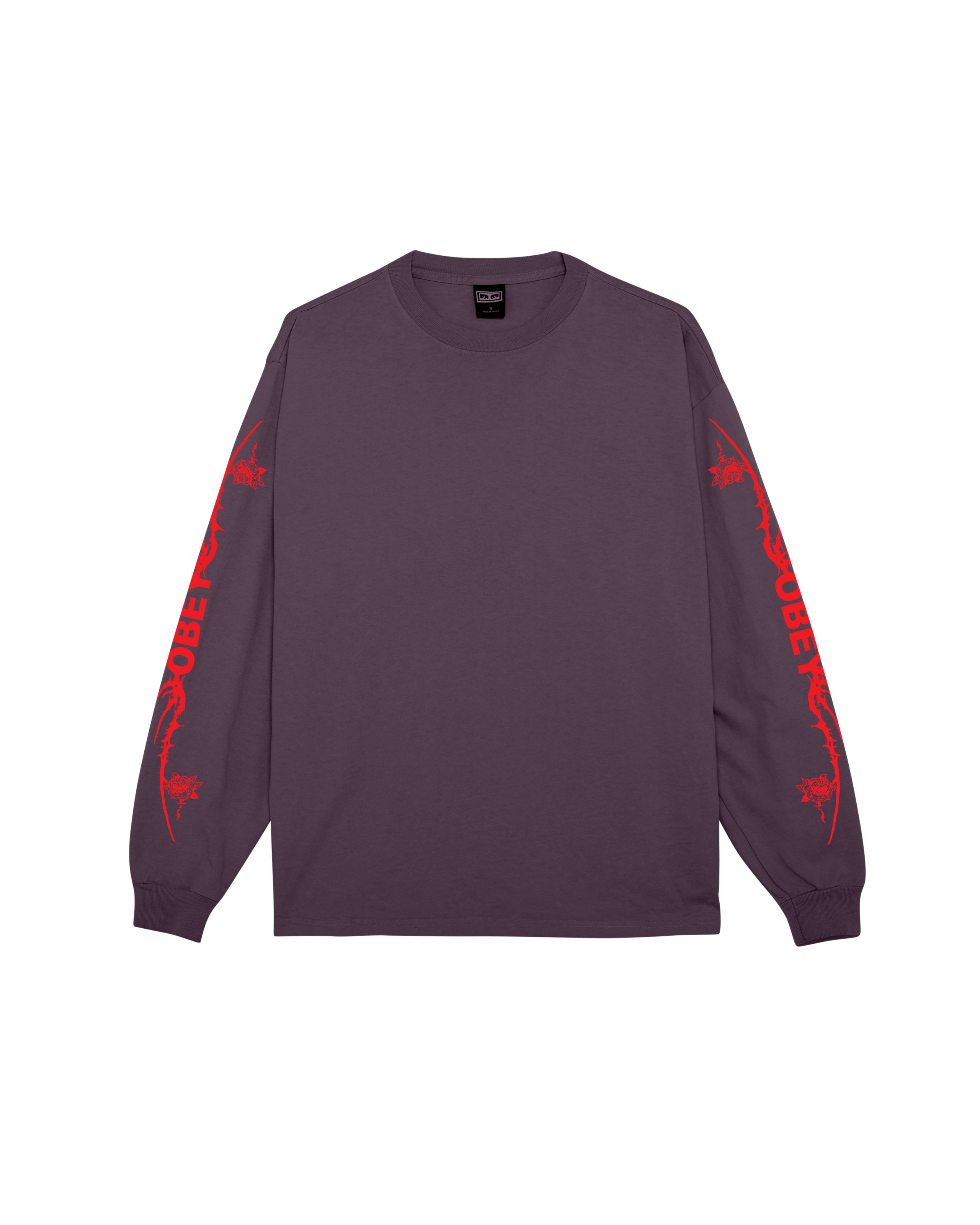 TRIBAL ROSE PIGMENT LS T-SHIRT - PIGMENT PLUMP PERFECT