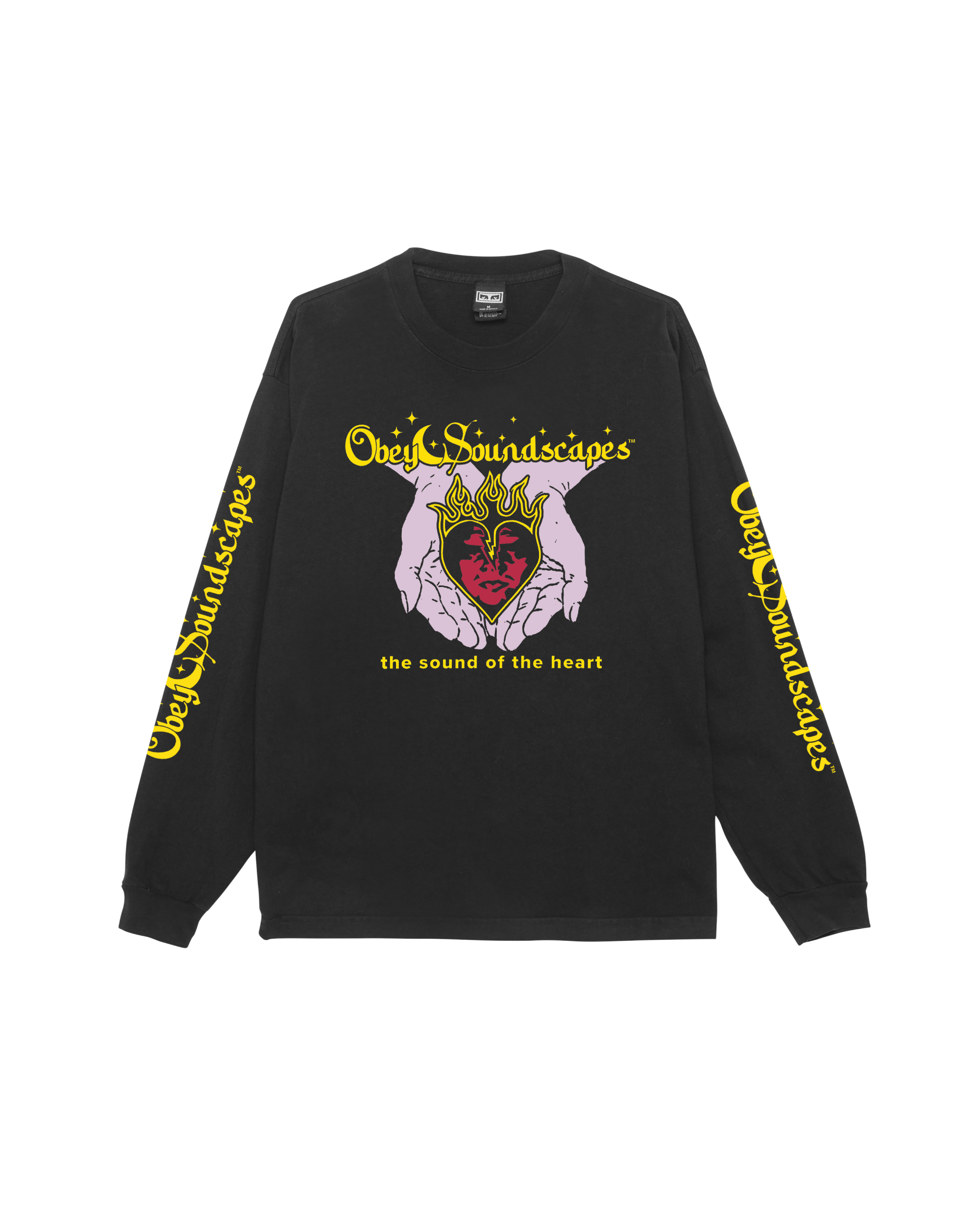 SOUNDSCAPES PIGMENT LS T-SHIRT - PIGMENT DUSTY BLACK