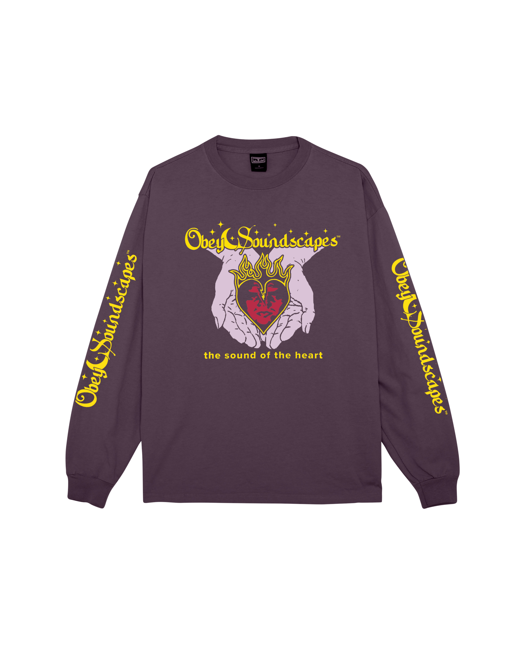 SOUNDSCAPES PIGMENT LS T-SHIRT - PIGMENT PLUMP PERFECT