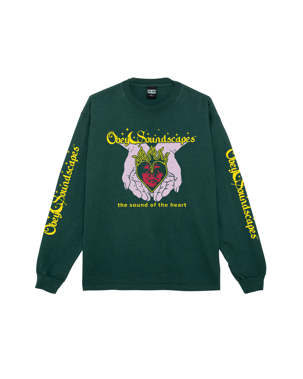 SOUNDSCAPES PIGMENT LS T-SHIRT - PIGMENT RAINFOREST