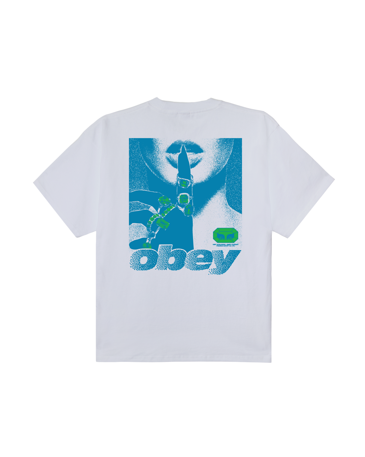 EXPORTS HEAVYWEIGHT T-SHIRT - WHITE