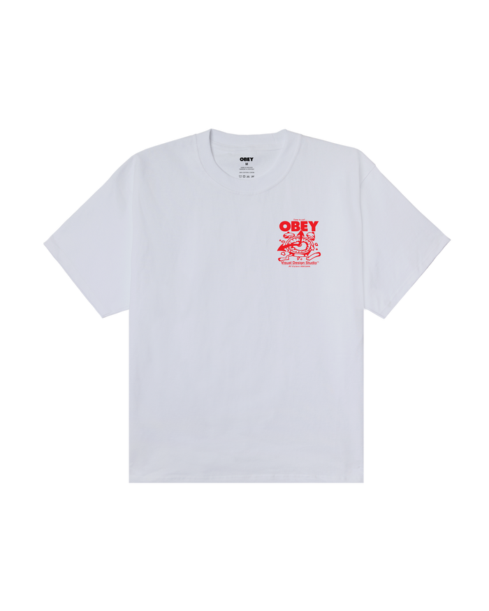 TIME TO CALL HEAVYWEIGHT T-SHIRT - WHITE