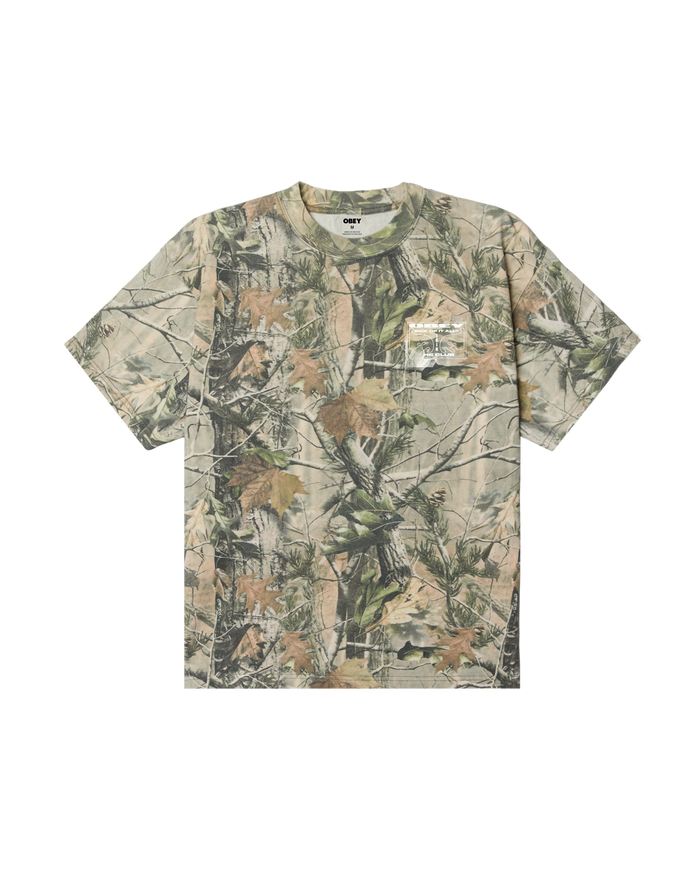CLUB HEAVYWEIGHT T-SHIRT - LEAF CAMO
