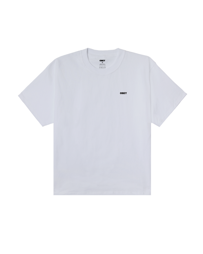 HEAT MAP ICON HEAVYWEIGHT T-SHIRT - WHITE